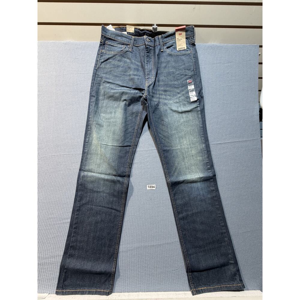 Levi's Slim Straight Cut Jeans Women Sz 36 Blue Brand new
